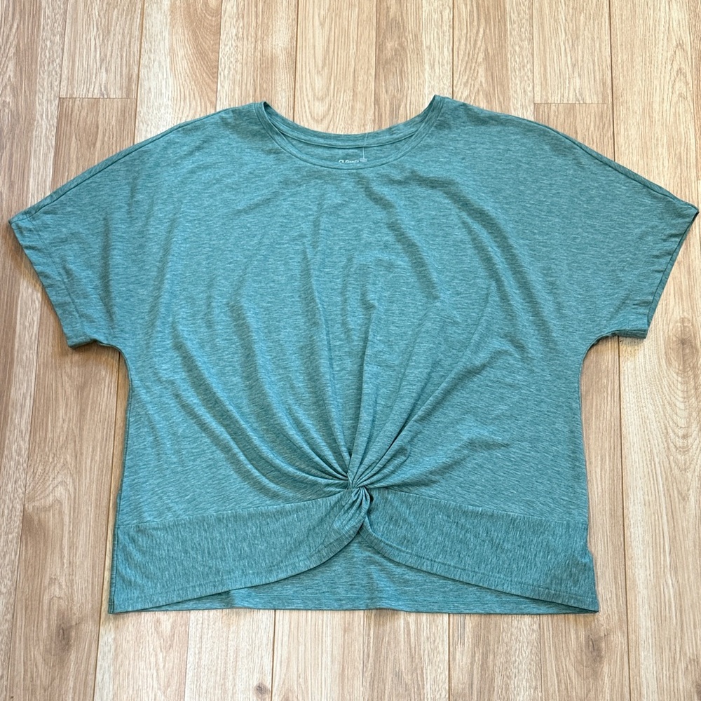NWOT Gap Women's Teal Knot Top